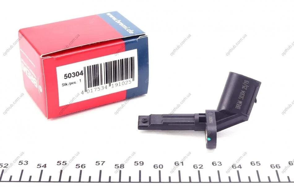 Датчик ABS (передній/L/задній/R) Audi A4/A6/A8/Q5 02- UA63 BREMI 50304 (фото 1)