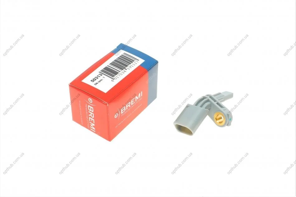 Датчик ABS (задний) Audi A3/Q7/Skoda SuperB/VW Caddy IV 15- (R) UA63 BREMI 50313 (фото 1)