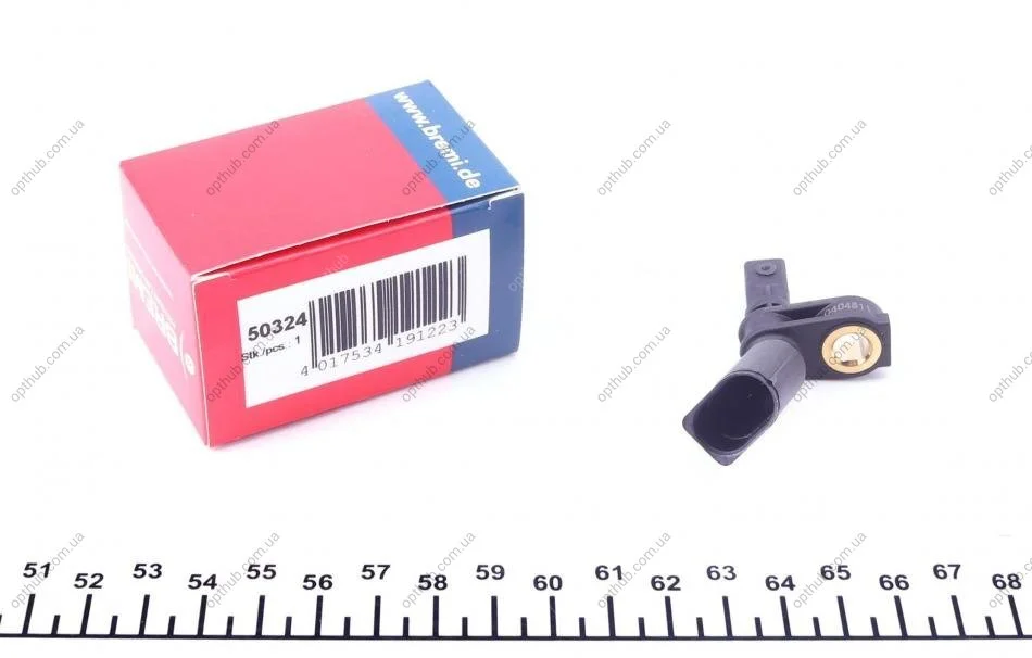 Датчик ABS (передній) VW Touran/Tiguan/Audi A3 12- (R) UA63 BREMI 50324 (фото 1)