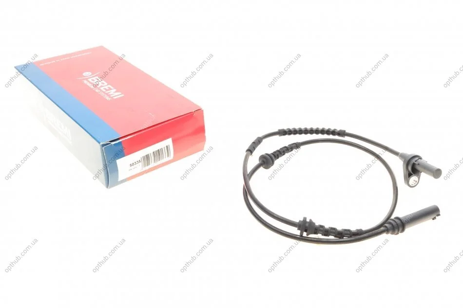 Датчик ABS (передній) BMW 5 (F10/F18)/7 (F01-F04) 08- UA63 BREMI 50335 (фото 1)