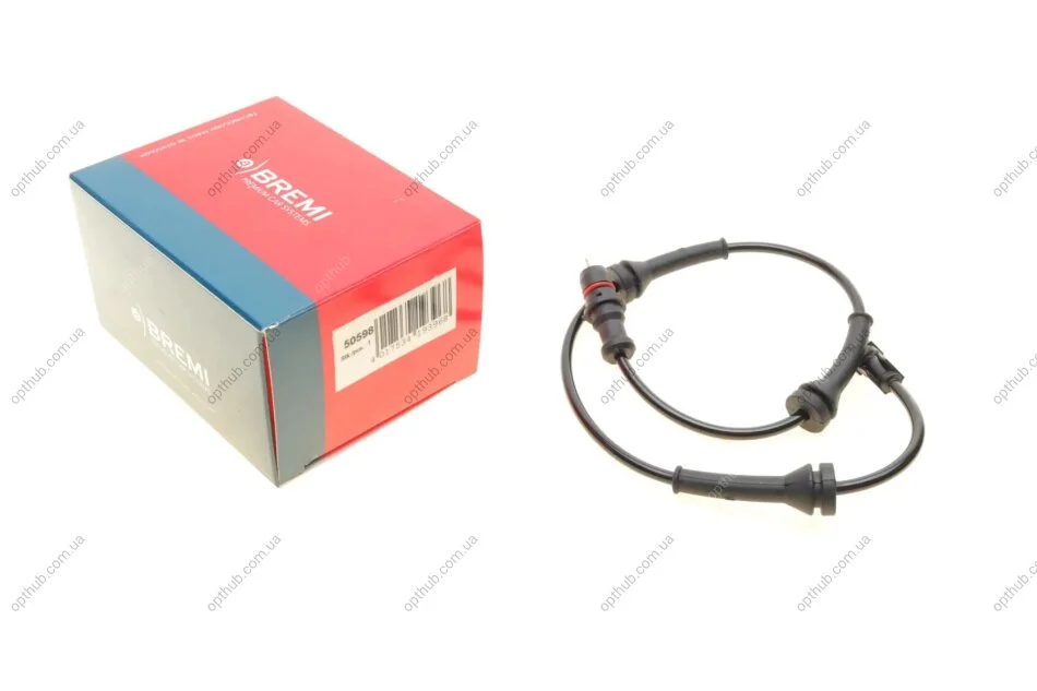 Датчик ABS (передній) Renault Megane II/Scenic II 02- (opt-om) BREMI 50598 (фото 1)