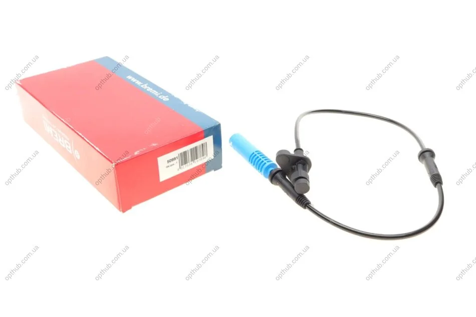Датчик ABS (передній) BMW 5 (E39) 95-04 UA63 BREMI 50991 (фото 1)