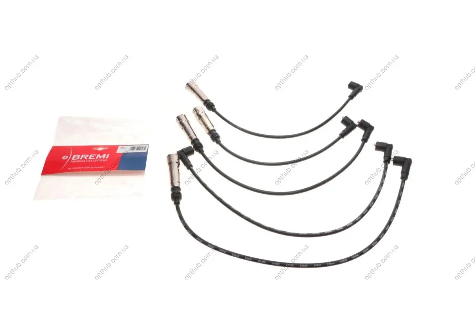 Провода зажигания VW Polo 1.0-1.6 i 93-02/Golf 1.3-1.6 83-97/Seat Ibiza 1.5-1.6 03-09 (к-кт) UA63 BREMI 539 (фото 1)