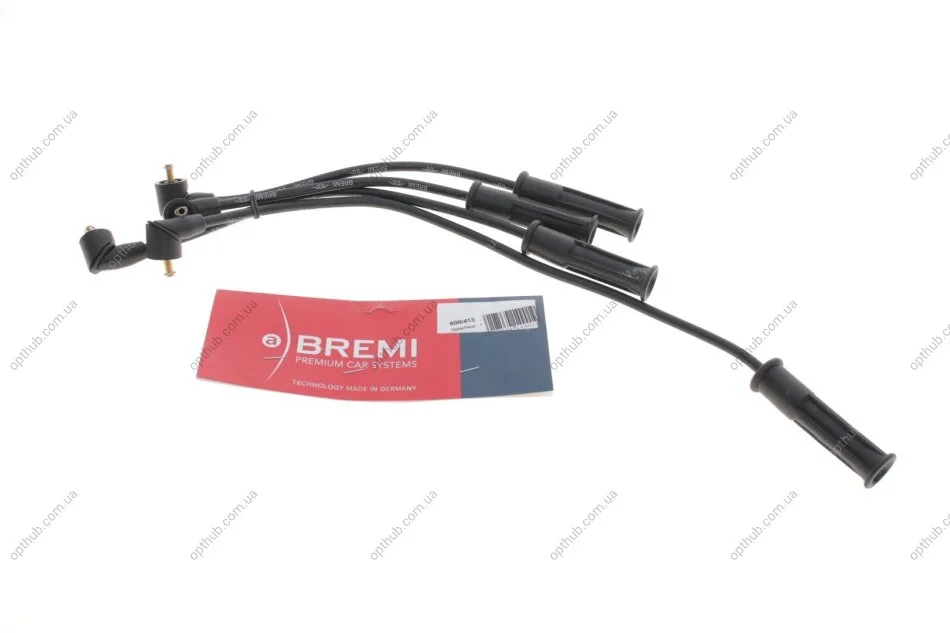 Провода зажигания Dacia Dokker/Renault Megane 1.4/1.6 96- (к-кт) UA63 BREMI 600/413 (фото 1)