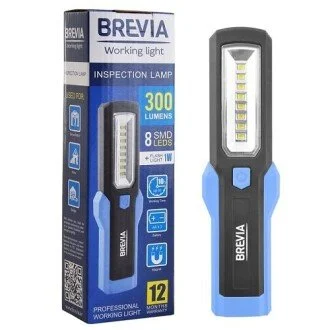 Фонарик инспекционный LED Инспекционная лампа 8SMD+1W LED 300lm, 3xAA Brevia BREVIA 11310