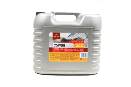Масло трансміс. GEARTECH EP 75W90 GL-4/GL-5 (Каністра 20л) BREXOL 48391050981