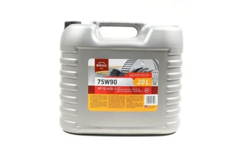 Масло трансміс. GEARTECH EP 75W90 GL-4/GL-5 (Каністра 20л) BREXOL 48391050981