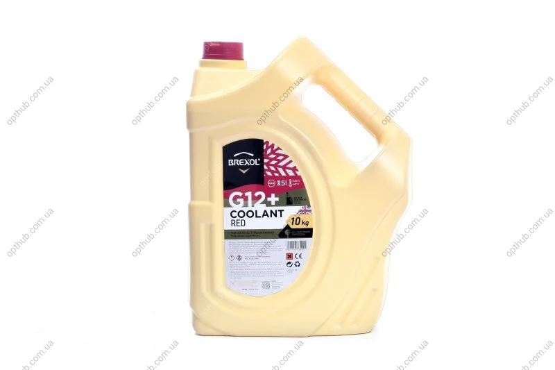 Антифриз RED G12+ Antifreeze (красный) 10kg BREXOL Antf-013 (фото 1)