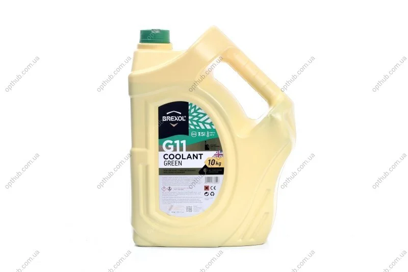 Антифриз GREEN G11 Antifreeze (зеленый) 10kg BREXOL Antf-016 (фото 1)