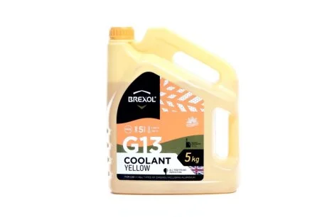 Антифриз YELLOW G13 Antifreeze (желтый) 5kg BREXOL Antf-018