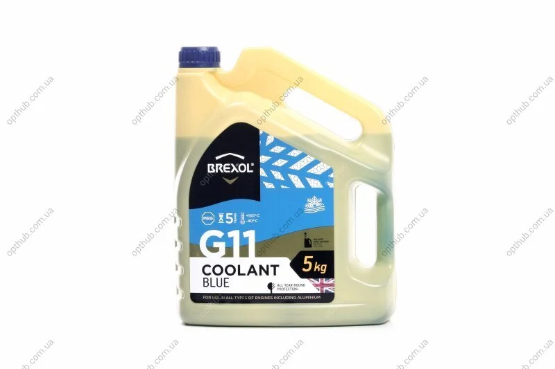 Антифриз BLUE G11 Antifreeze (синій) 5kg BREXOL Antf-021 (фото 1)