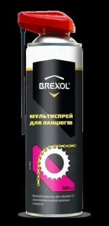 Мультиспрей смазка для цепей 500ml (носик) BREXOL BRX-063N