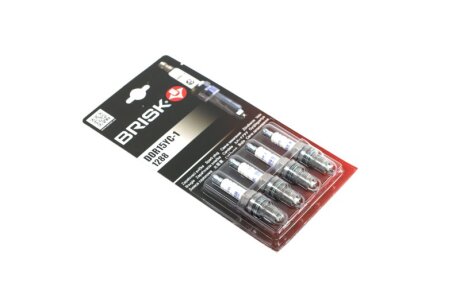 Свічка запалювання Авео/Лачетті/Нексія (зазор 1,1 мм) з резистором (1шт)(ключ 16) (кратно 4) (DOR15YC-1) SUPER FORTE BRISK DOR15YC1