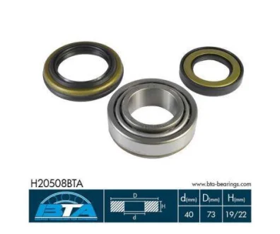 Комплект підшипника колеса задн лів/прав (40x73x22) HYUNDAI H-1, H-1 / STAREX, H100 KIA PREGIO, RETONA, SPORTAGE 2.0-2.7D 07.93- BTA H20508BTA