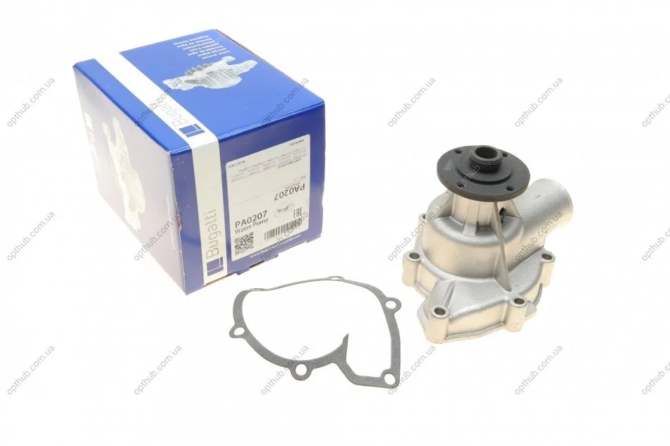 Помпа води BMW 5 (E12/E28/E34)/6 (E24)/7 (E23/E32) 2.5-3.6 78-95 (R/B) (14 лоп) M30/S38 UA63 BUGATTI PA0207 (фото 1)