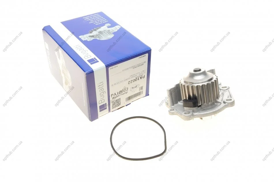 Помпа води Rover 100/200/400/25/45/75 1.1/1.4/1.6/1.8 90-05 (24z) (B/B) (6 лоп) (opt-om) BUGATTI PA10022 (фото 1)