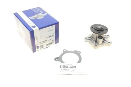 Помпа води Mini Mini 1.4d 03-06/Toyota Corolla 1.4D-4D 04-08/13-18/Auris 1.4D-4D 13-18 (R/B) (6 л UA63 BUGATTI PA10029