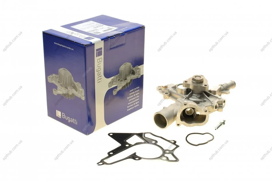 Помпа води Opel Astra G/H/Combo/Corsa C/D/Meriva A 1.0/1.2/1.4 00-14 UA63 BUGATTI PA10030 (фото 1)