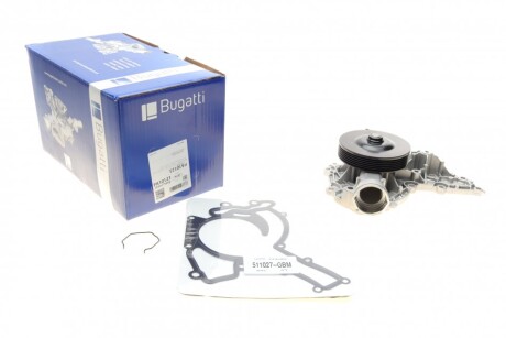 Помпа води MB W203/W204/W211/W212/W164/W251/W221 2.5/3.0/3.5 05-15 (R/B)(5 лоп)(6 кан)(h шківа)=24 UA63 BUGATTI PA10123