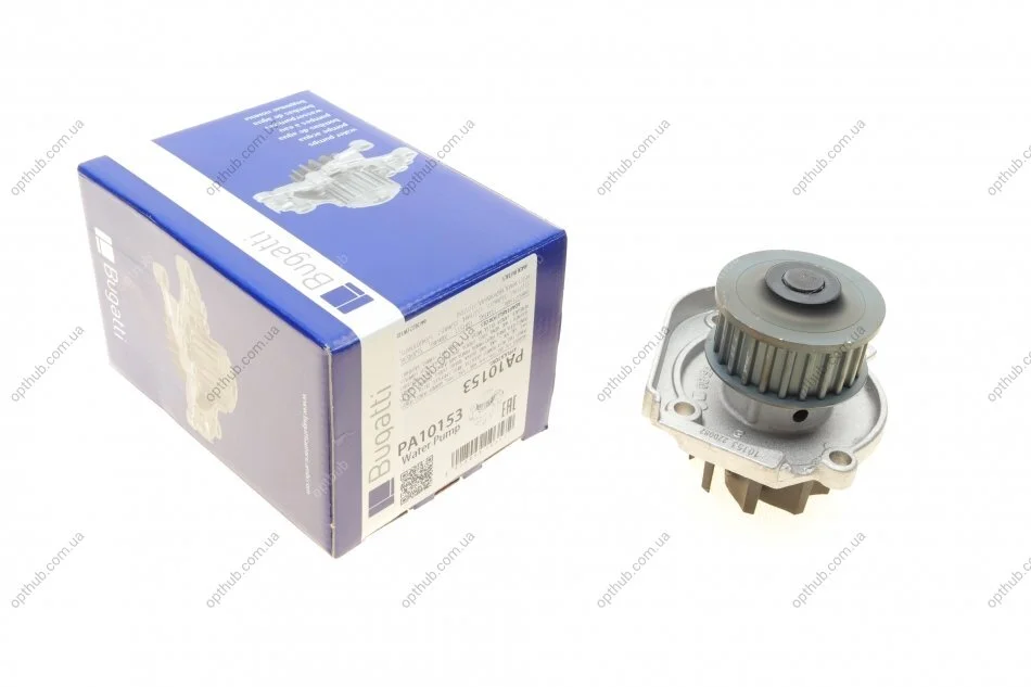 Помпа води Fiat Doblo/Panda/Punto 1.4 05-/Opel Combo 1.4 12-/Ford Ka 1.2 08-16 UA63 BUGATTI PA10153 (фото 1)