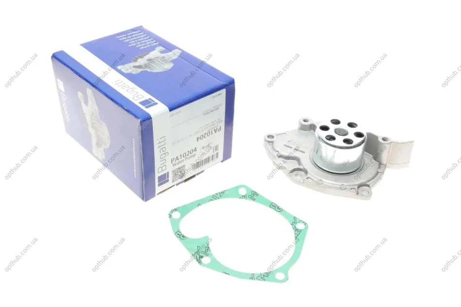 Помпа води Renault Megane/Laguna/Scenic/Nissan Primera 1.9 dCi 02- UA63 BUGATTI PA10204 (фото 1)