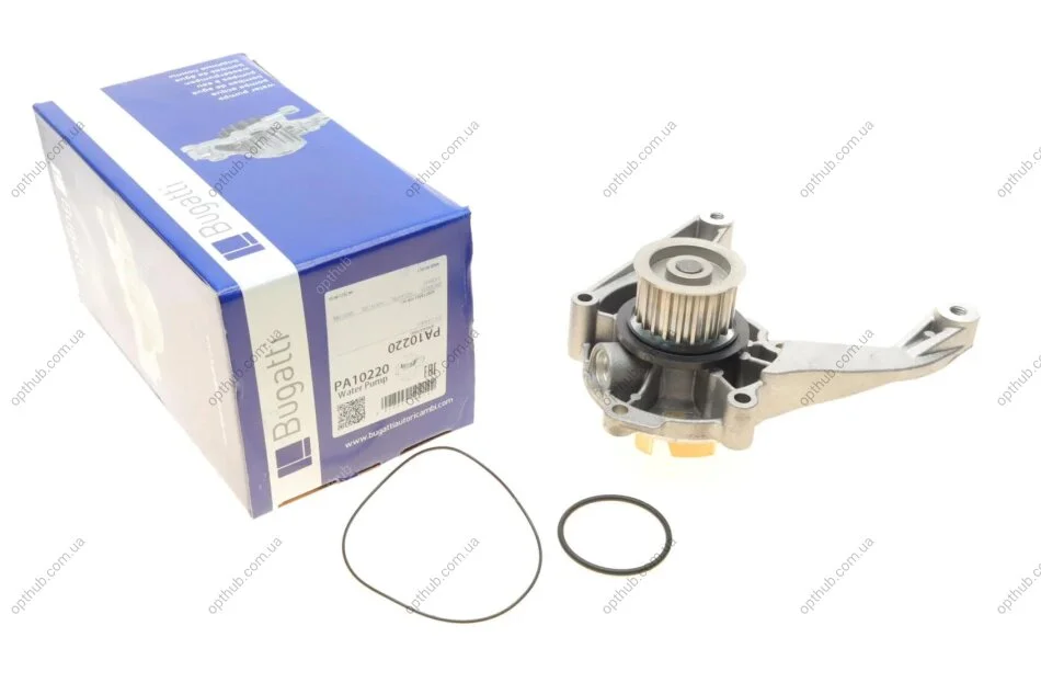 Помпа води Jeep Cherokee 2.5/2.8 CRD 01-08 (22z) (R/B) (7 лоп.) (opt-om) BUGATTI PA10220 (фото 1)