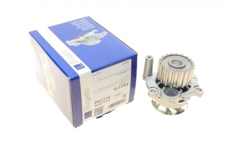 Помпа води Skoda Octavia 1.9TDI 96-10/VW Caddy/Golf 1.9TDI/SDI 96-05 (R/B)(7 лоп) UA63 BUGATTI PA5116