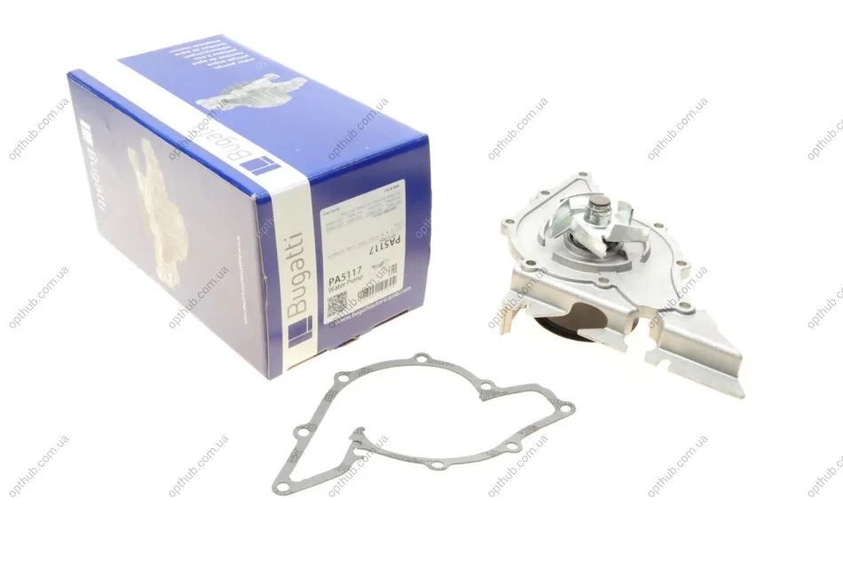 Помпа води Audi A4-A6 2.7T/quattro/S4 quattro 97-05 (B/B) (5 лоп.) (h шкива=32mm) UA63 BUGATTI PA5117 (фото 1)