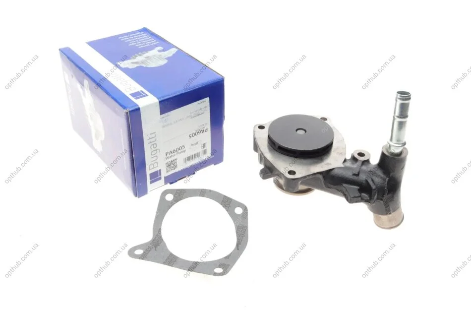 Помпа води Ford Mondeo I/II 1.8TD 93-00 (R/B) (9 лоп) UA63 BUGATTI PA6005 (фото 1)