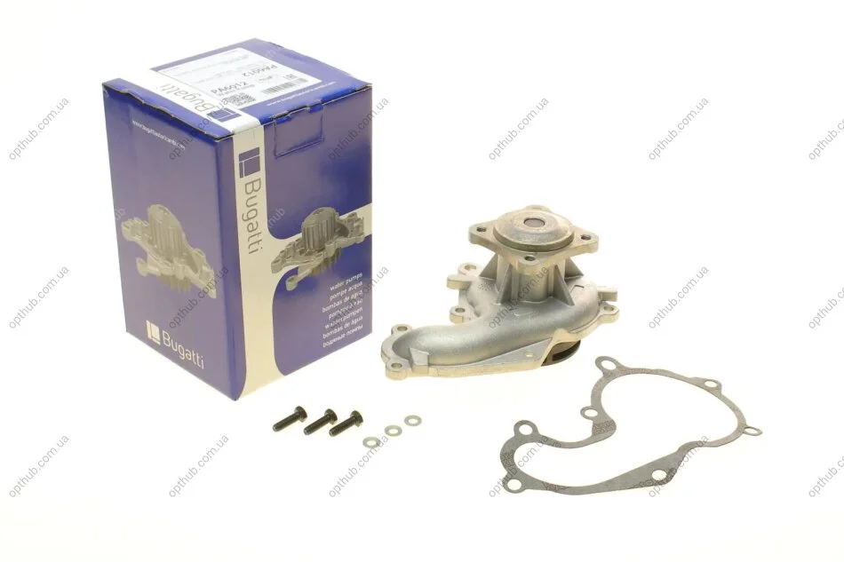 Помпа води Ford C-Max I/Focus I/II/Mondeo/Transit/Tourneo Connect 1.8DI/TDCi/TDDi 99- (R/B) (6 лоп UA63 BUGATTI PA6012 (фото 1)