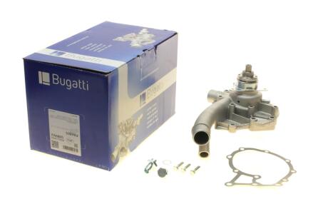 Помпа води MB 190 (W201) 1.8/2.0/2.3/2.5 84-93/Ssangyong Korando 2.3 4WD 97-06 (B/B) (4 лоп) UA63 BUGATTI PA6805