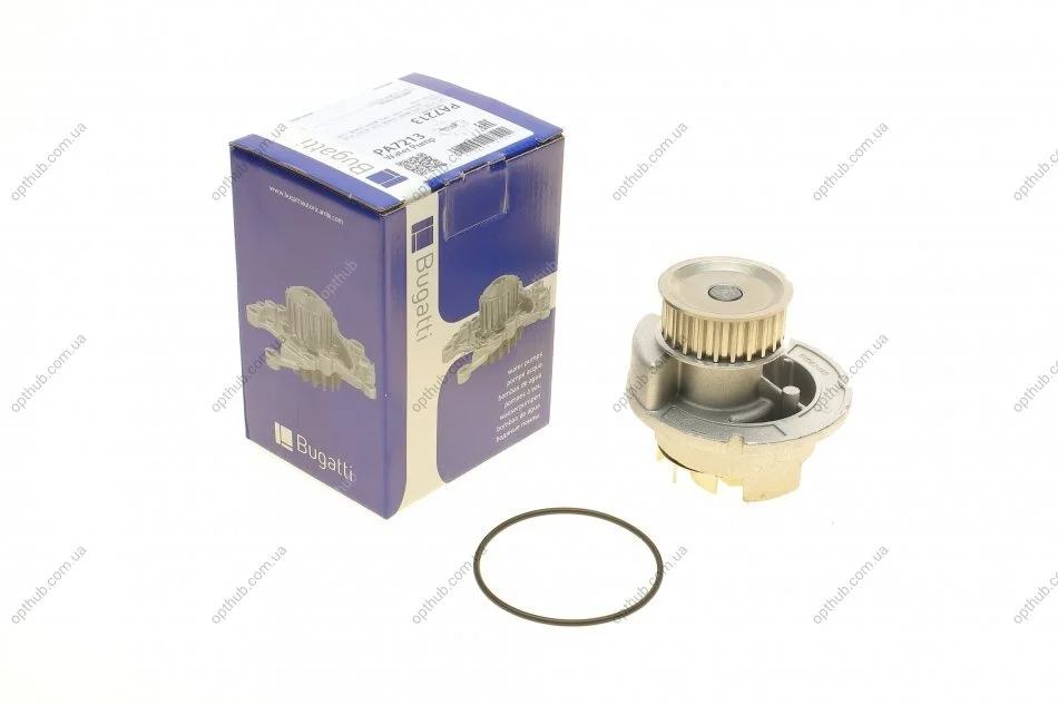 Помпа води Opel Astra G/H/Vectra B/C/Zafira A/Corsa C/Meriva A 1.8/1.8 16V 98-10 UA63 BUGATTI PA7213 (фото 1)