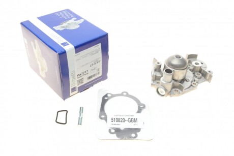 Помпа води Renault Kangoo/Clio/Twingo 1.2 98-/Nissan Kubistar 1.2 03- (B/B) (6 лоп) UA63 BUGATTI PA7717