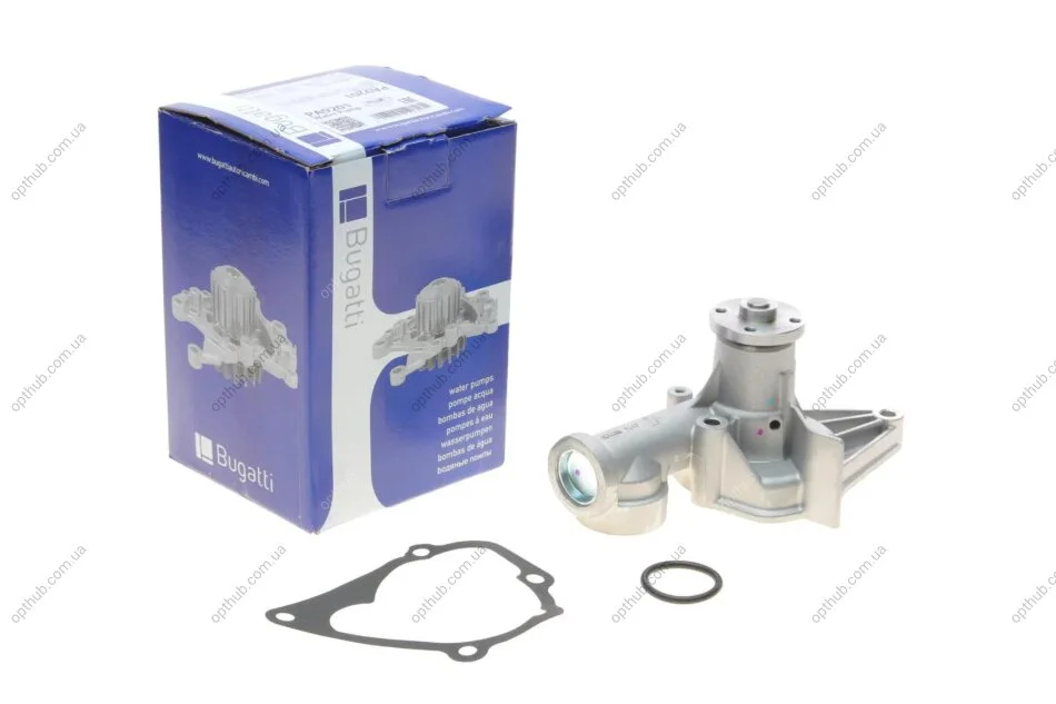 Помпа води Hyundai Accent/Getz/Elantra 1.3/1.5 94-05/Mitsubishi Lancer 1.2-1.5 83-95 (B/B)(6 л (opt-om) BUGATTI PA9201 (фото 1)