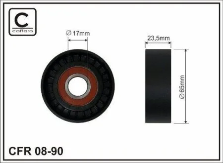 РОЛИК НАТЯЖНИЙ CAFFARO 0890