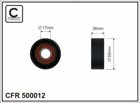 Ролик CAFFARO 500012