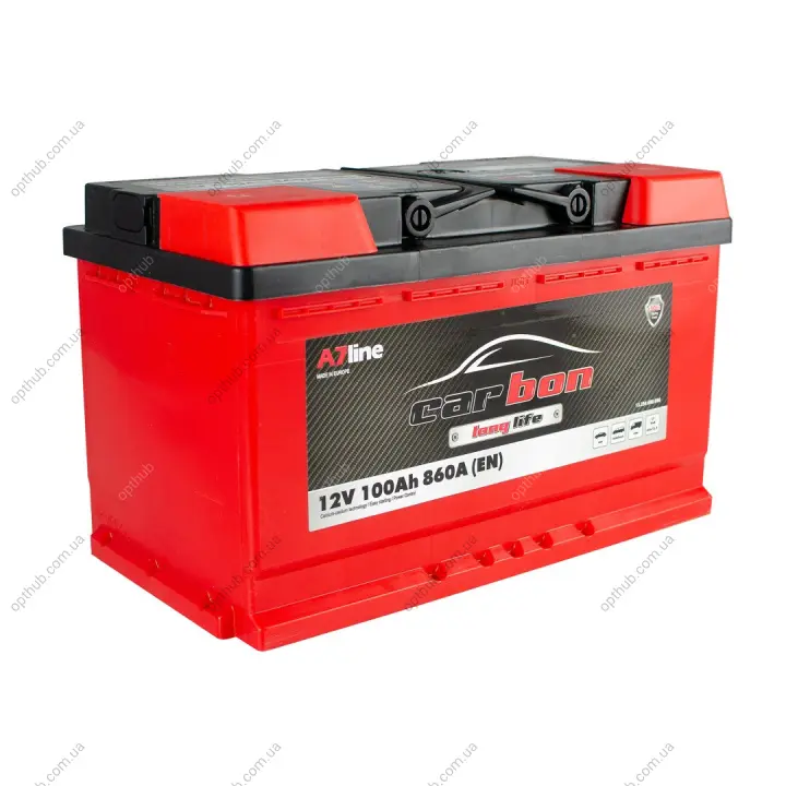 100 Ah/12V CARBON (0) Euro_L4 короткий Carbon CRB100-L4-00 (фото 1)