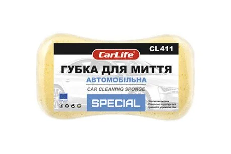 Губка для мытья автомобиля 220*120*60 SPECIL CARLIFE CarLife CL411