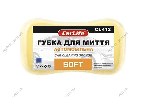 Губка для мытья автомобиля 220*120*60 SOFT CARLIFE CarLife CL412 (фото 1)