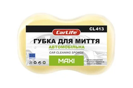 Губка для мытья автомобиля 240*160*70 MAXI CARLIFE CarLife CL413