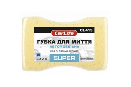 Губка для мытья автомобиля 200*130*70 MAXI CARLIFE CarLife CL415