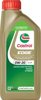 Масло моторное EDGE LL IV 0W-20 1л EDGE 0W-20 LL IV 12X1L CASTROL 0W20 E LL IV 1L