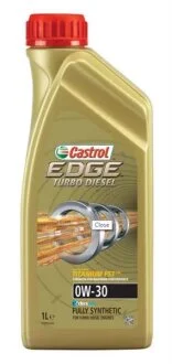 Масло моторное EDGE TURBDIESEL 0W-30 1л EDGE TURBO DIESEL 0W30 12X1L CASTROL 0W30 E TD 1L