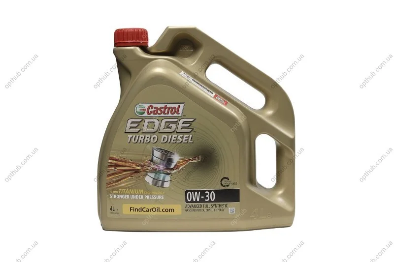 Масло моторн. Castrol EDGE 0W-30 TURBO DIESEL (Канистра 4л) CASTROL 157E5C (фото 1)