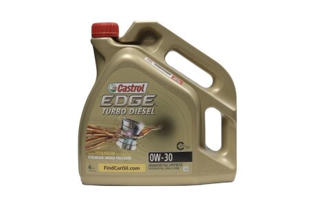 Олива моторна EDGE 0W-30 TURBO DIESEL (Каністра 4л) CASTROL 157E5C