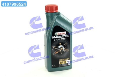 Олива моторна Magnatec Stop-Start 5W-30 A3/В4 (Каністра 1л) CASTROL 15C94C