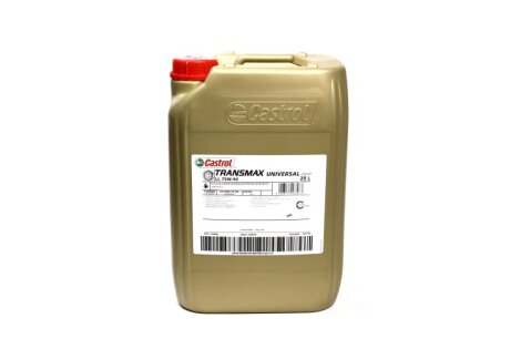 Олива трансміс. TRANSMAX UNIVERSAL LL 75W-90 (Каністра 20л) CASTROL 15DD06
