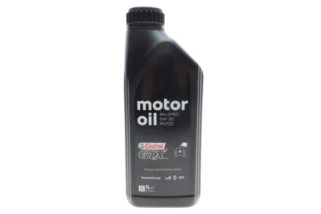 Масло моторное GTX RN-SPEC 5W-30 RN 720 (1 Liter) CASTROL 7711943685