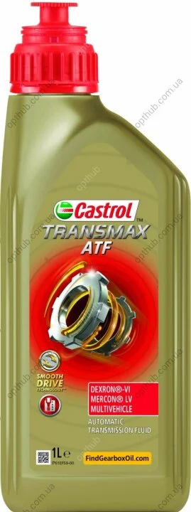 Масло трансмиссионное TRANSMAX DEXRON VI MLV MULTI 1л TRANSMAX ATF DEXRON-VI MERCON LV MULTIVEH CASTROL TDEX6 MLV MULT 1L (фото 1)