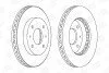 Диск гальмівний передній (кратно 2) Volvo S40, V40/Mitsubishi Carisma, Galant, Lancer (98-) CHAMPION 561926CH (фото 2)